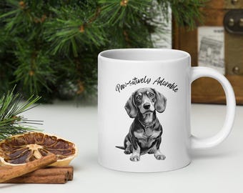 Dachshund Dog Mug – Paw-sitively Adorable Doxie Coffee Cup