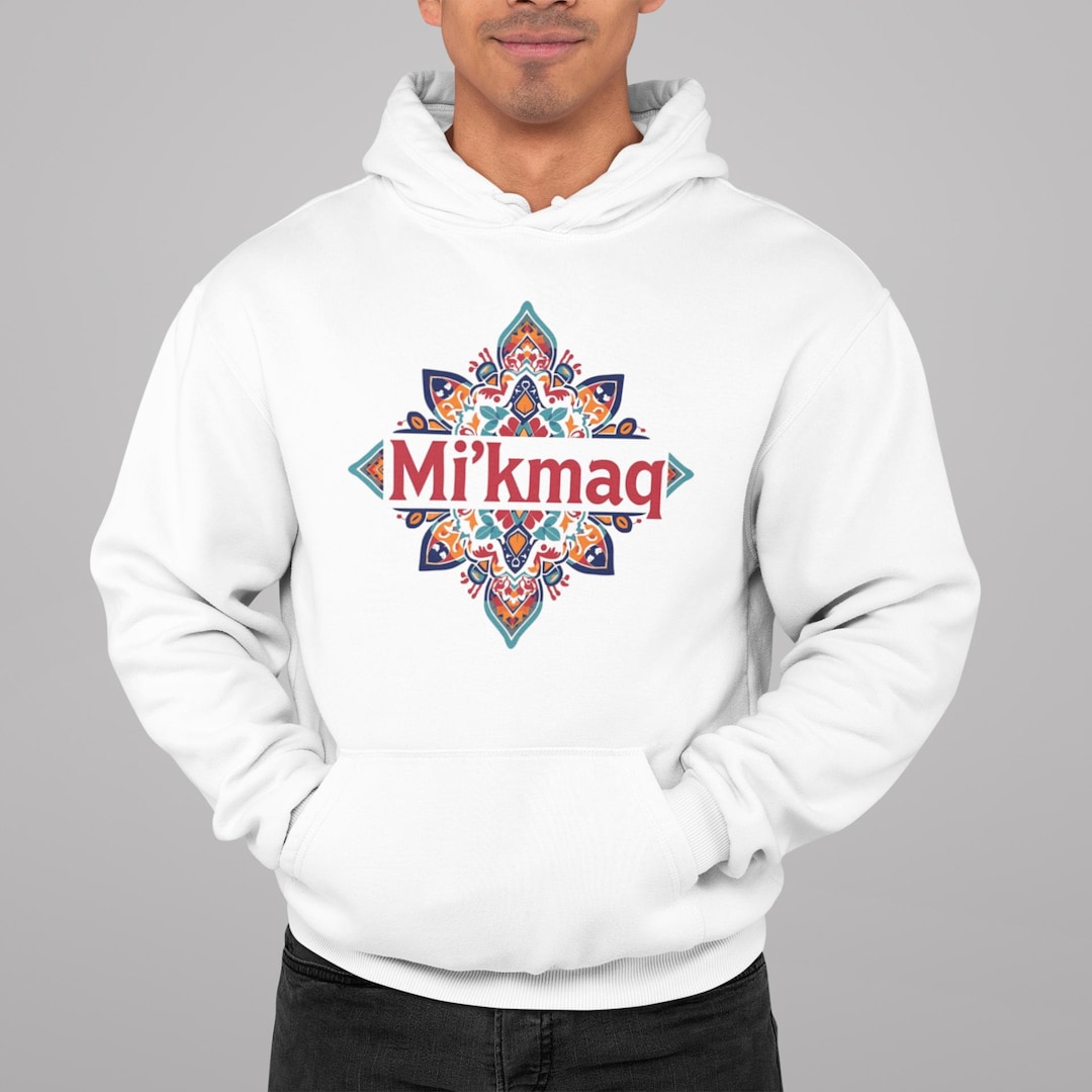Mickmaq Mi’kmaq Nation Hoodie | Indigenous First Nations Pullover | Mi’kmaq ...
