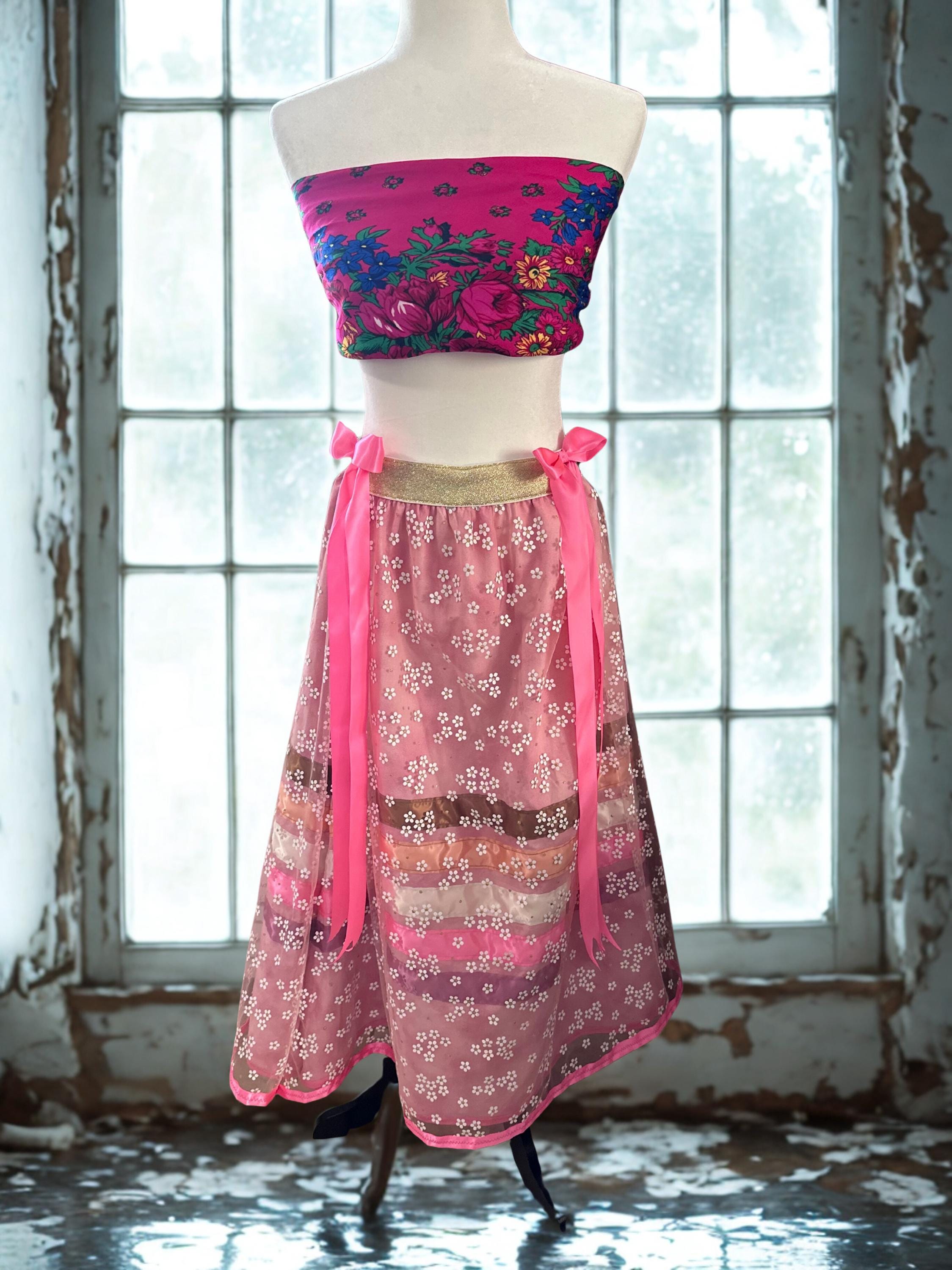 【MUCENT】 BEMINE RIBBON PLEATED SKIRT (2COLOR) /追跡付 Strawberry Ribbon Skirt – axes femme from JAPAN
