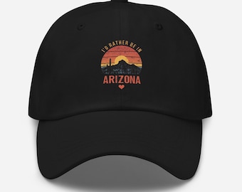 Arizona Desert Sunset Dad Hat, Southwest Travel Cap