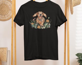 Dachshund T-Shirt, Gift For Weiner Dog Lover Hoodie, Funny Dachshund Shirt, Doxie Mom Sweatshirt, Hot Dog Crewneck Shirt