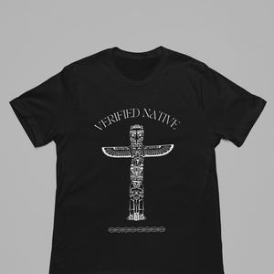 Indigenous Pride T-Shirt: Native Totem Pole Design