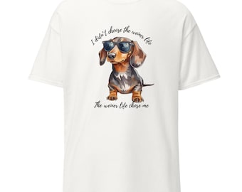 Funny Dachshund T-Shirt – Weiner Life Graphic Tee