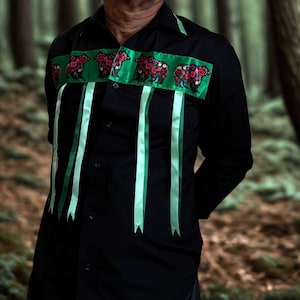 ◎ PACHMAN RIBBON SHIRTS◎ Ribbon Shirt Ojibwe Men - Etsy