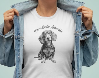 Dachshund Dog T-Shirt – Adorable Doxie Graphic, Unisex Tee