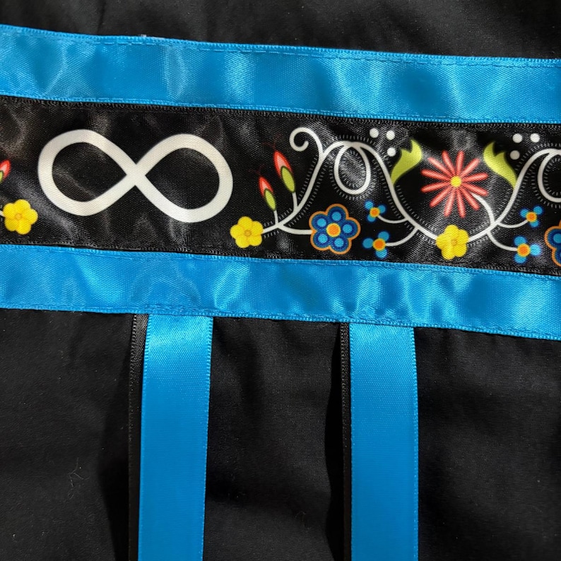 Infinity Symbol Raki Ribbon Mens Ribbon Shirt, Metis Infinity Symbol, Ceremonial Ribbon Shirt ...