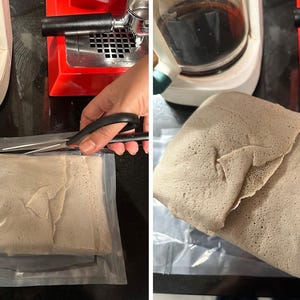 Authentic 100% Teff Injera | Ethiopian Gluten-Free Flatbread, Vegan, Baked in Ethiopia image 4