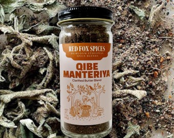 Qibe Kimmem | Authentic Ethiopian Spiced Butter Seasoning | Ethiopian Ghee Spice Blend (1.7oz)