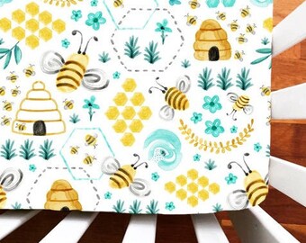 bee crib bedding