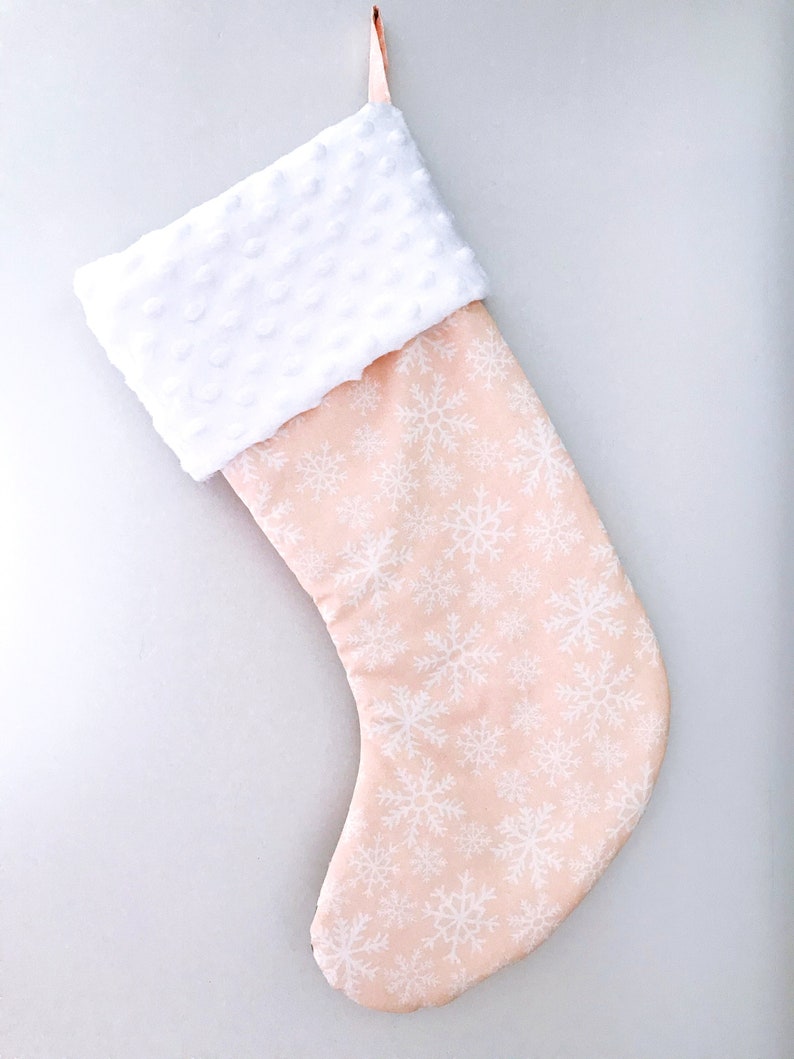 Baby Girl Stocking. Woodland Christmas Stocking. Monogram Etsy