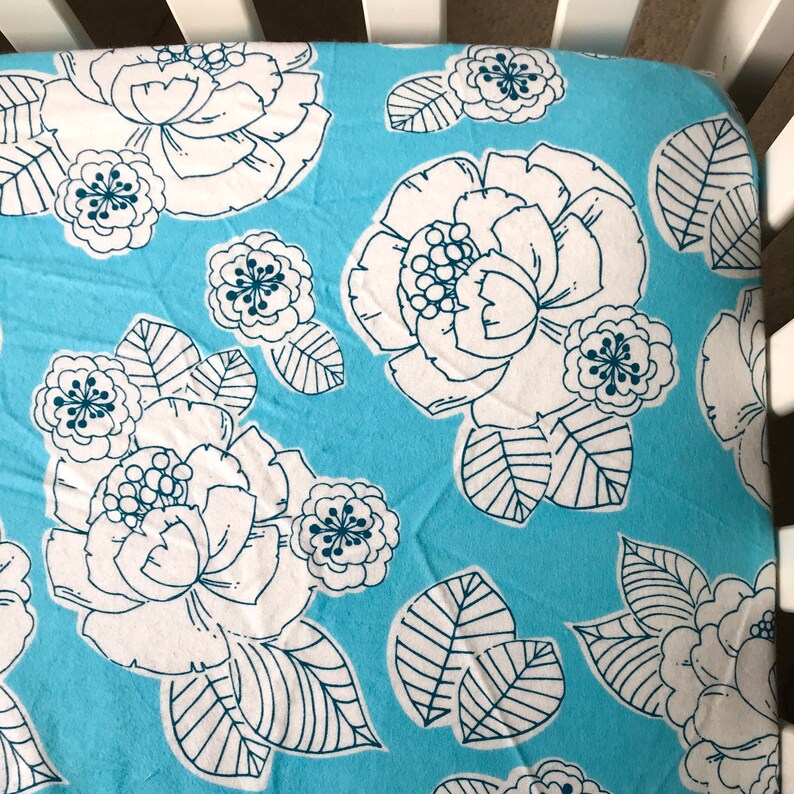 flannel crib bedding