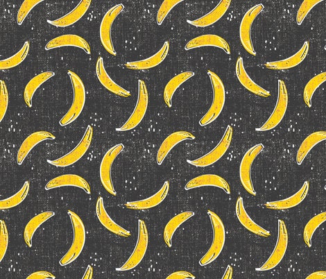 Banana Crib Sheet. Changing Pad Cover. Fitted Crib Sheet. - Etsy