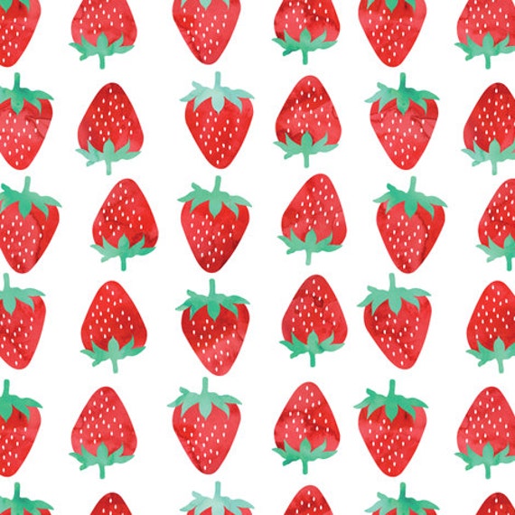 strawberry crib sheet