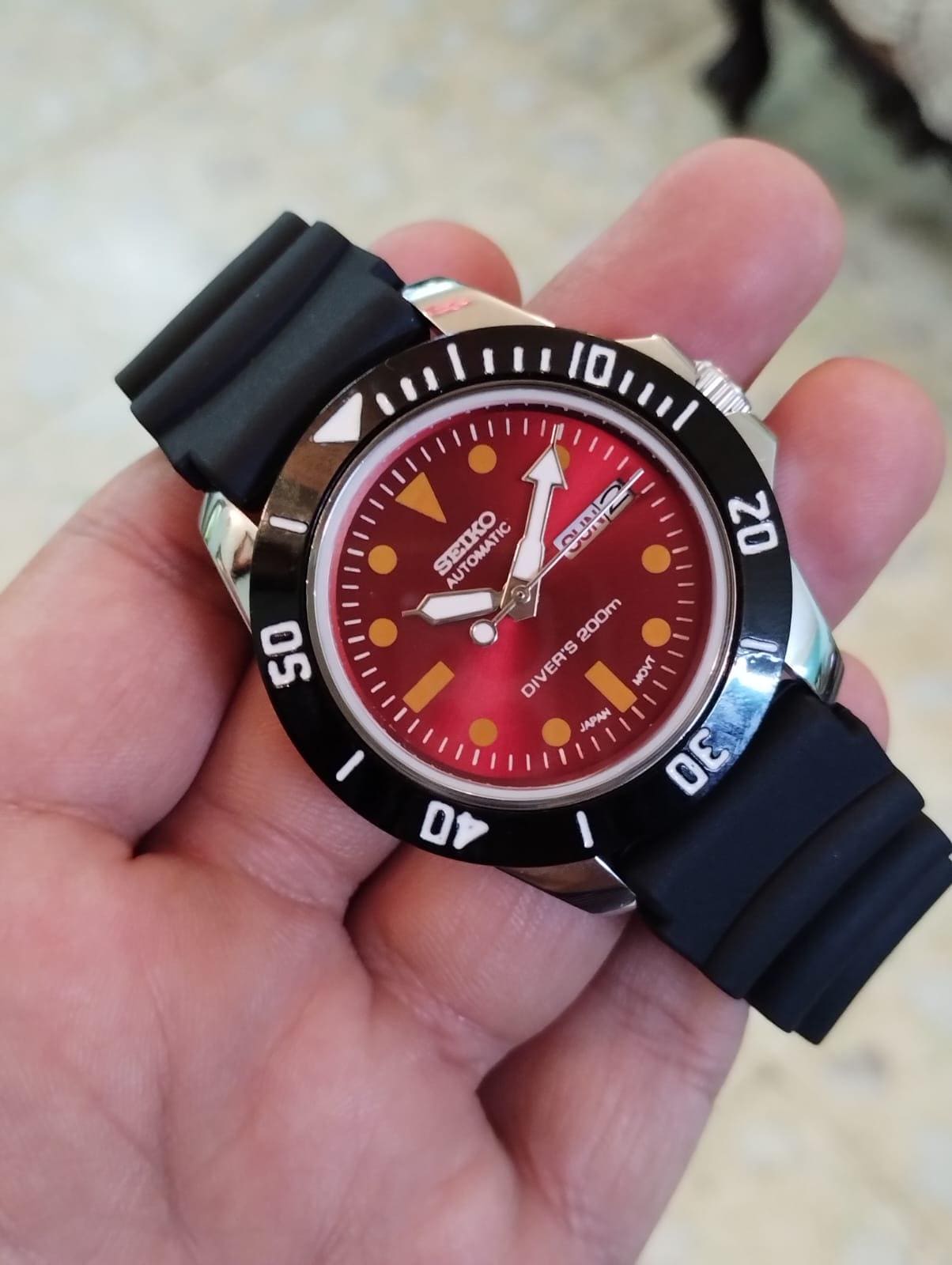 Seiko red watch - Etsy 日本