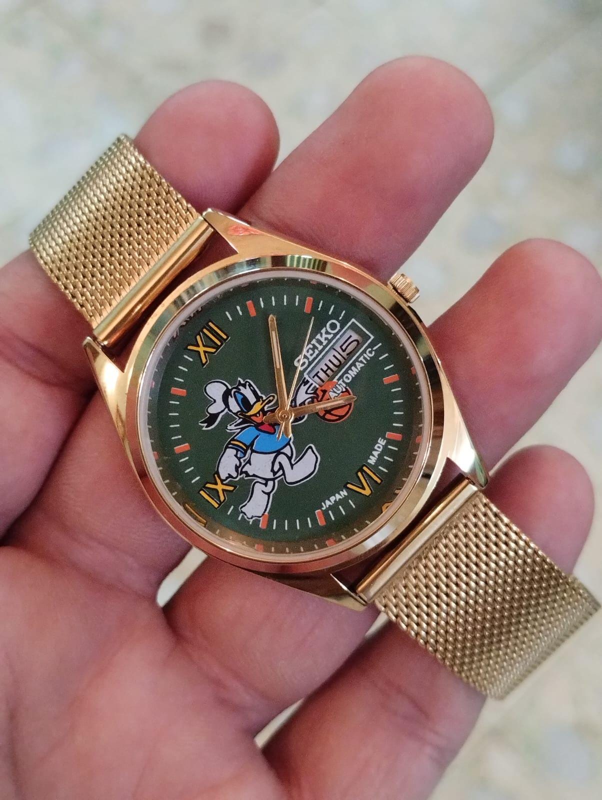 New Donald Duck beautiful pocket watch Donald Duck Pocket Watch - Etsy main image 3