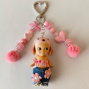 Portachiavi/ciondolo per borsa Sonny Angel / "Coniglietto dalle orecchie pendenti" immagine 1