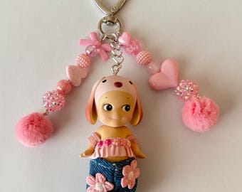 Chaveiro/Pingente para Bolsa Sonny Angel | “Coelhinho de Orelhas Caídas”