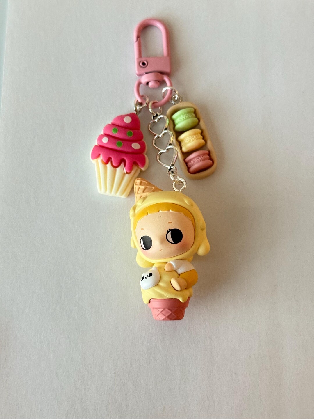Authentic Popmart Pop Bean Ice Cream “nyota” Keychain - Etsy