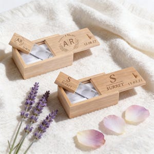Clé USB en cristal personnalisée avec boîte en bois - Gravure personnalisée pour mariages et photographie