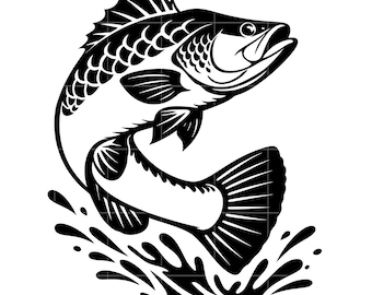 Barramundi Fish Clipart SVG | Australian Fishing (Digital Download)