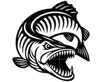 Musky Fish Clipart Bundle: Fishing Art for Cricut, Sublimation (Digital Download)
