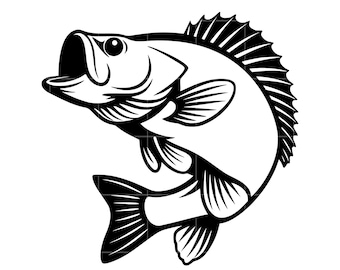 Crappie Fish Clipart | Laser Cut, Cricut (svg, png, pdf, eps, dxf, jpg)