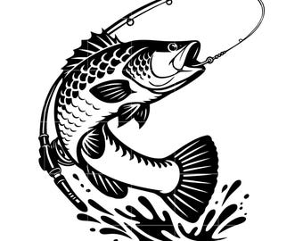 Barramundi Fish Clipart SVG | Australian Fishing (Digital Download)