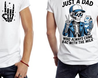 Lustiges Papa Skelett PNG: Vatertag Sublimationsdesign