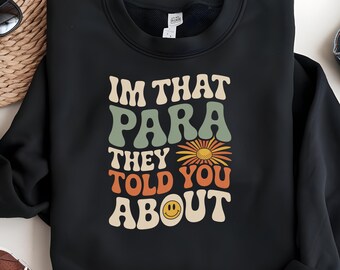Lustiges Paraprofessionelles Shirt Design: Ich bin das Para PNG (Digital Download)