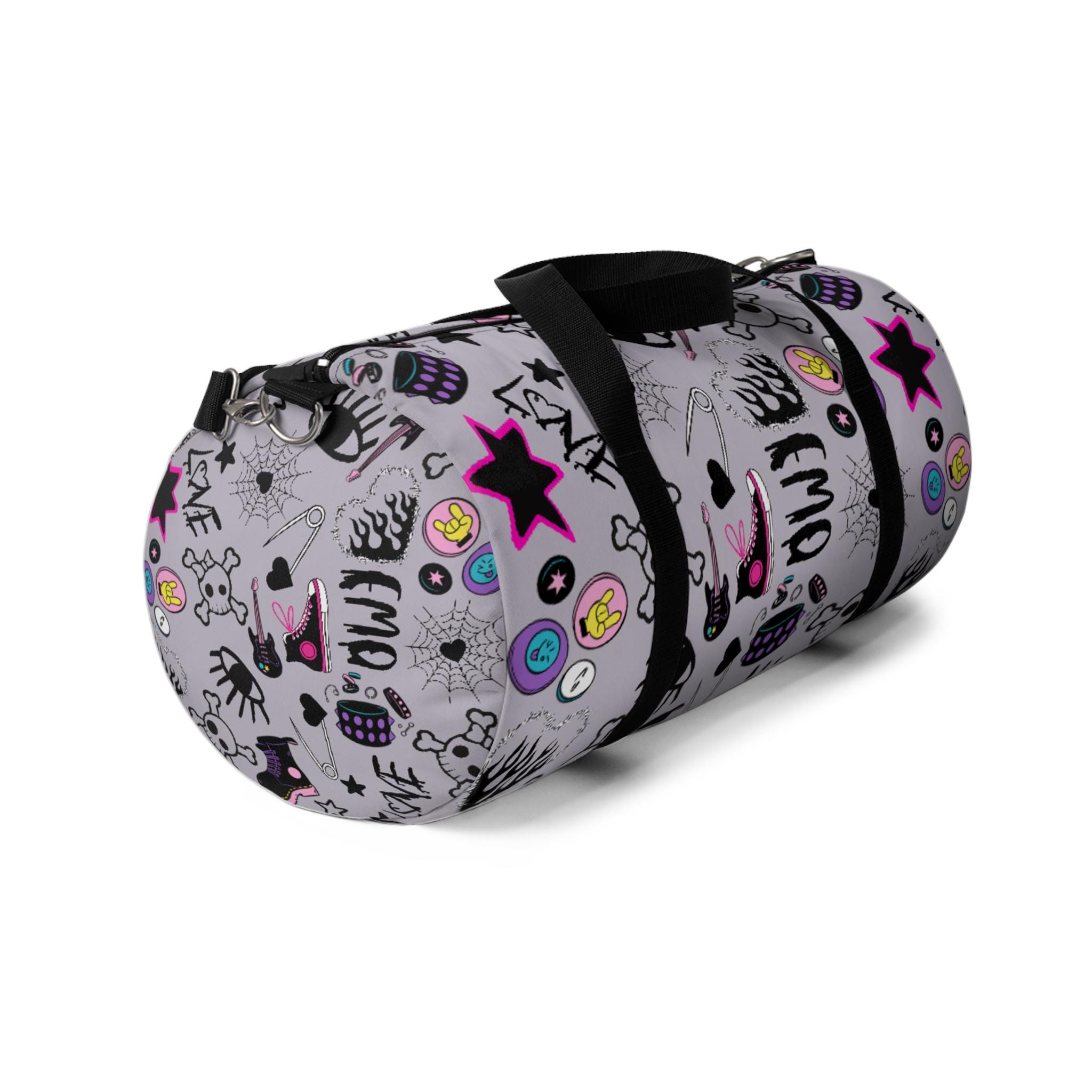 Emo Drawstring Bag Emo Gothic Duffel Bag - Etsy