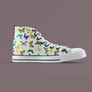 Women&#39;s Butterfly High Top Sneakers
