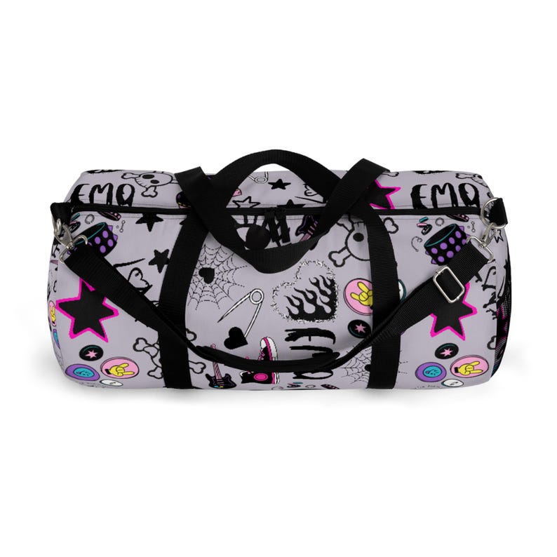 Emo Drawstring Bag Emo Gothic Duffel Bag - Etsy