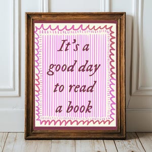 Bookish Wall Art Print: Library Decor, Reading Nook (Digital Download)