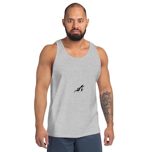 Men&#39;s tank top with a crocodile
