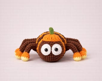 Spooky Spider Crochet Pattern | Amigurumi Halloween Toy (PDF Pattern ...