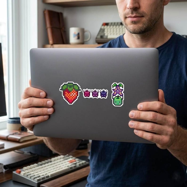 30/50 stickers Stardew Valley - Stickers dessins animés de jeux pixel - Stickers jeux pixel - Stickers dessins animés - Pack de sticks gaming image 3
