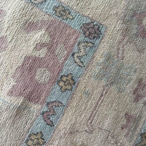 Modern Patterns Rugs 100% woollen Area rug for Bed Guest Living Room Kids Room 4x6, 5x8, 6x9, 8x10, 9x12,10x14 ft Oushak Rug | Turkish Wool