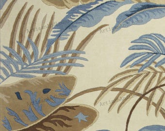 Hand-Tufted Wool Floral Rug | Botanical Area Rug
