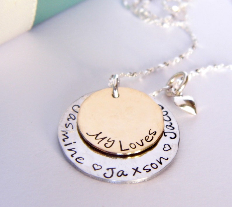 Personalized Mothers Necklace Personalized Jewelry Custom Etsy