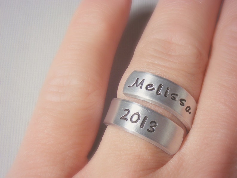 Personalized Graduation Ring Personalized Class Ring Class Etsy