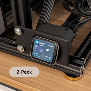 JetKVM Rack Mount Brackets (Left & Right) 2-Pack with Screws