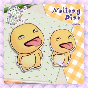Nailong Dino Inspired Stickers by Comfi Daye Studios