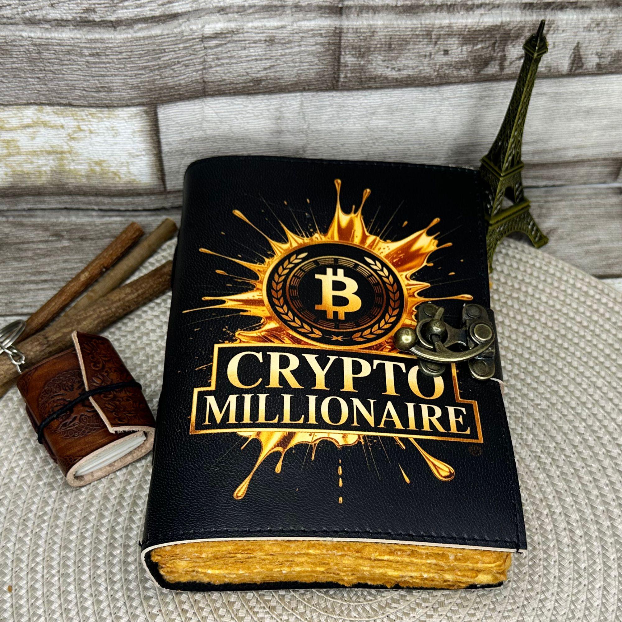 Vintage Leder Krypto-Trading Journal, Bitcoin Millionär Design - Etsy.de