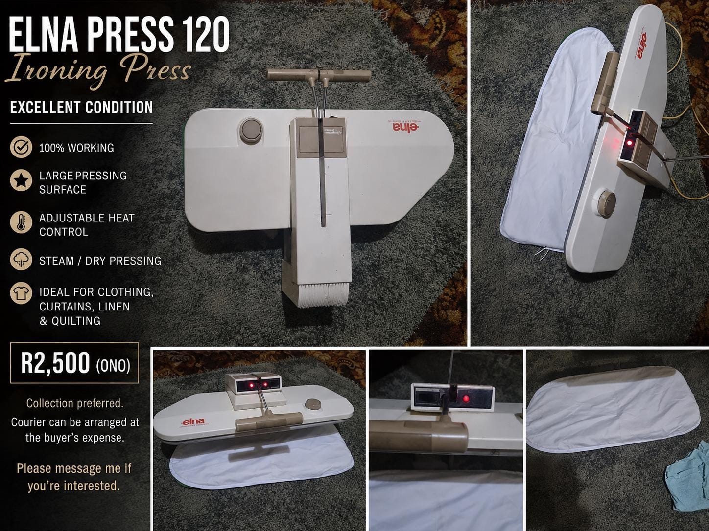 Elna Ironing Press - Etsy
