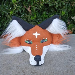 Handcrafted Fox Mask: Cosplay, Therian, Furry