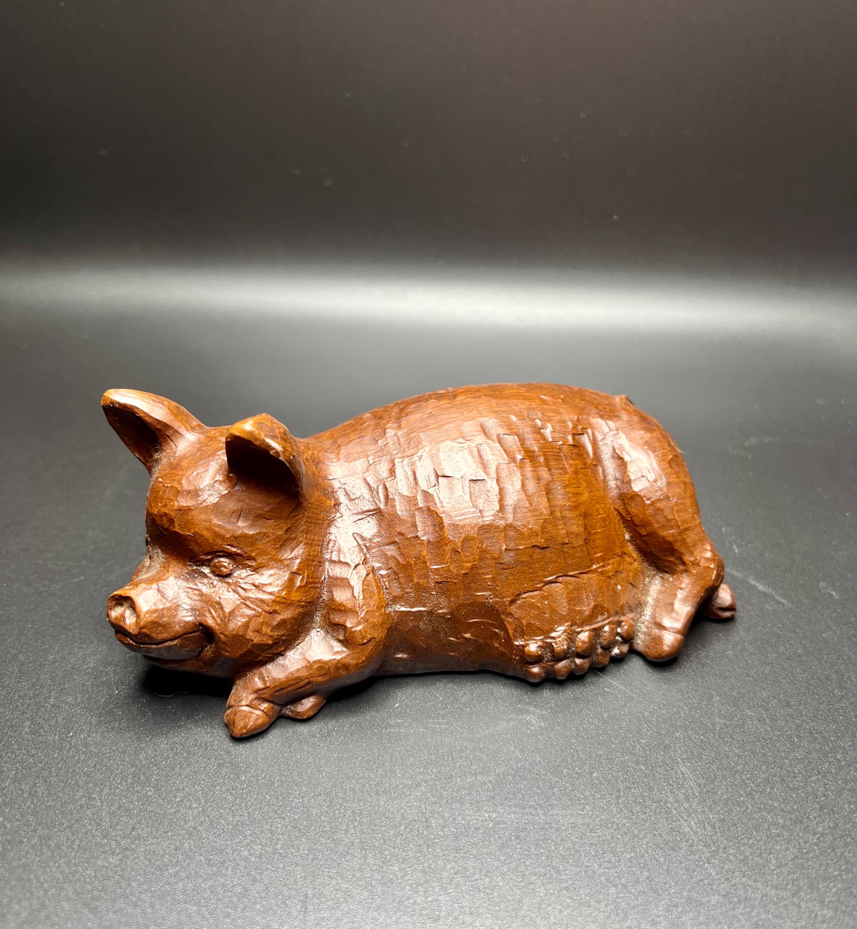 Red Mill Vintage Momma Pig Figurine Signed - Etsy
