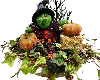 Halloween Centerpiece Witch 16”