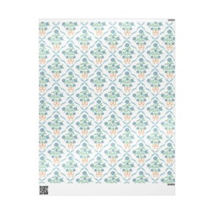 Floral Wrapping Paper, Gift Wrap Roll, Eco-Friendly Gift Wrap, Birthday Wrapping Paper, Holiday Gift Wrap, Artistic Wrapping Paper