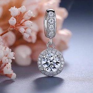 Moissanite Drop Earrings in 925 Sterling Silver • Perfect Gift For Girls • Moissanite Earrings