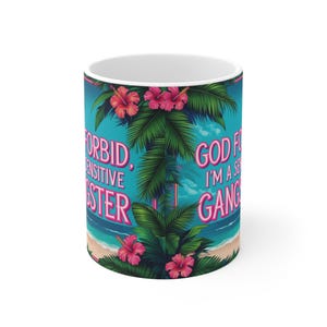 Sensitive Gangster Mug - Love Island - Amaya papaya quotes